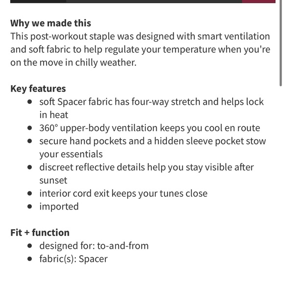 Lululemon &go Skyline Jacket Size 8 Grey - Picture 16 of 16